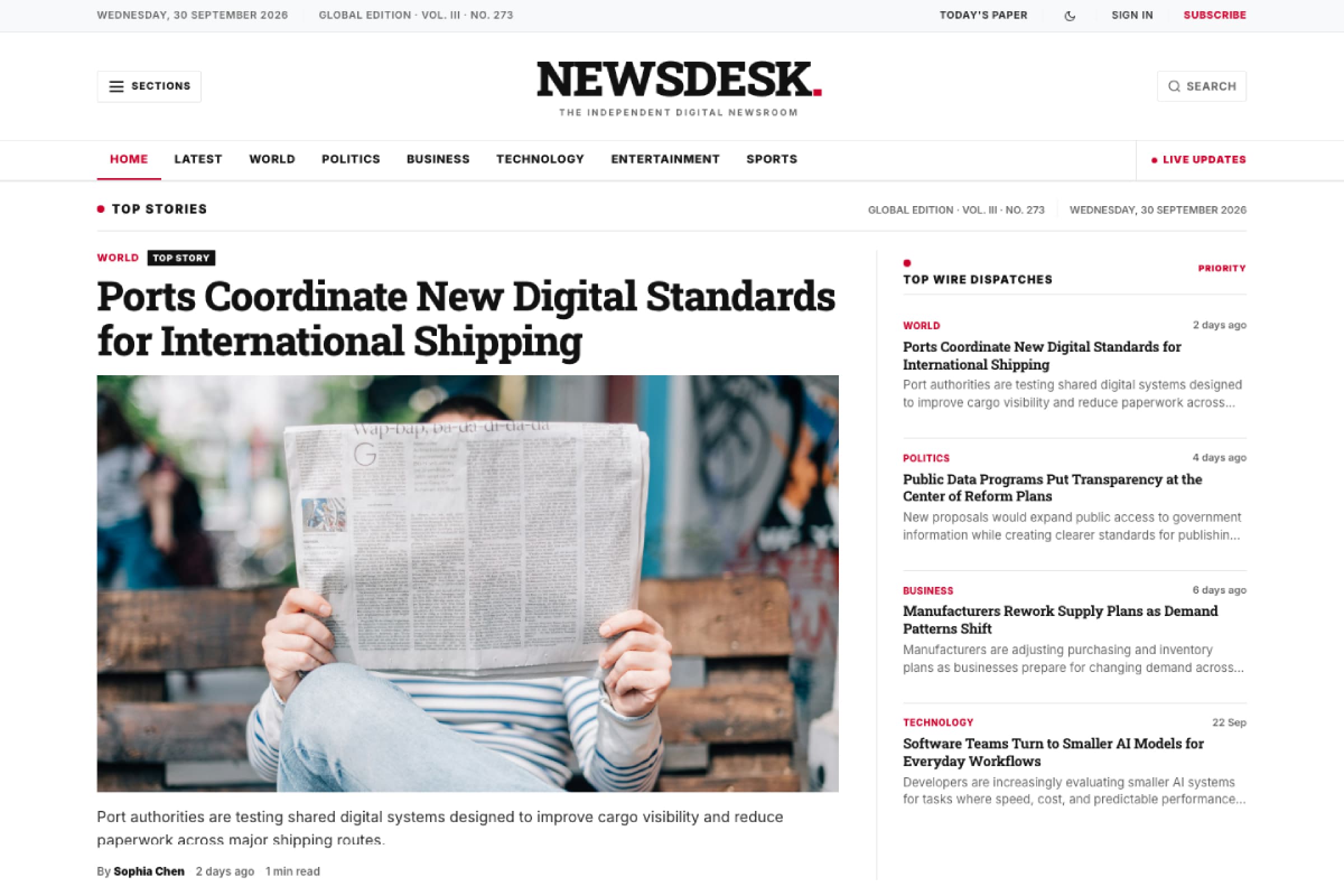 Home Broadsheet