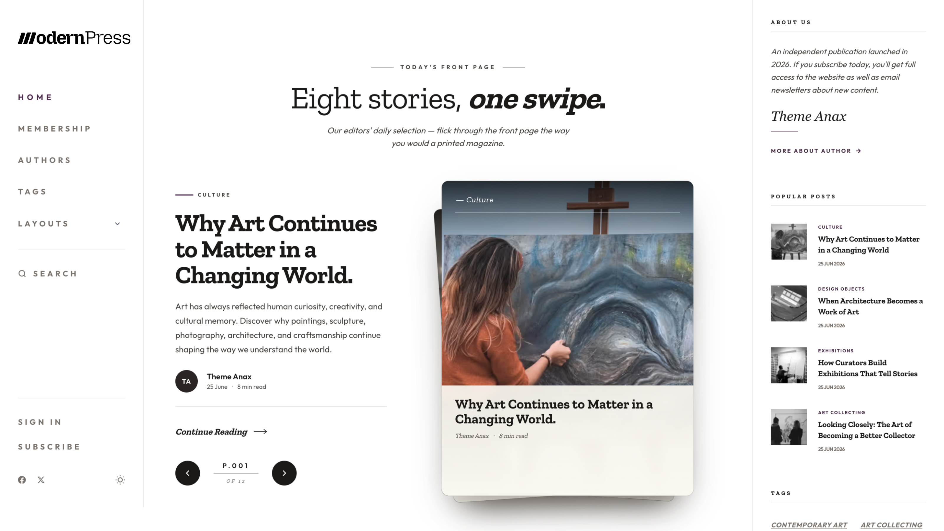 ModernPress cover preview